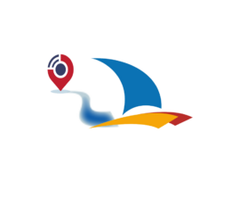 Original TrackMyYacht sailboat and location marker illustration